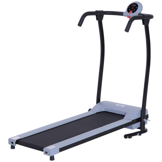 HOMCOM oldable Walking Treadmill, Aerobic Exercise Machine w/ LED Display, for Home, Office, Fitness Studio