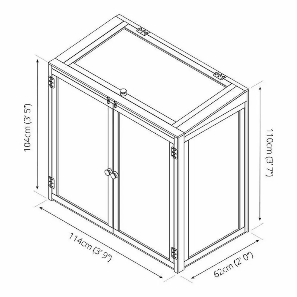 11x7 Corner Summerhouse with Integrated Side Shed – Durable Wooden Garden Office & Storage Space