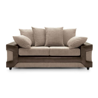 Dyno 3 Seater Sofa - Brown Fabric