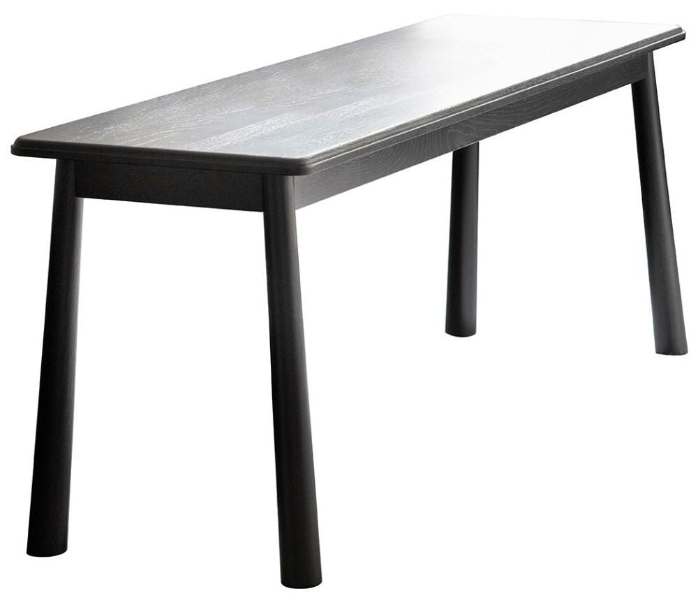 Wycombe Nordic Style Black Dining Bench