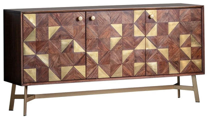 Tate Acacia Wood Medium Sideboard - 3 Doors