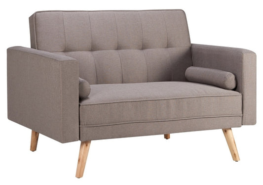 Ethan Grey Fabric 2 Seater Click Clack Sofabed