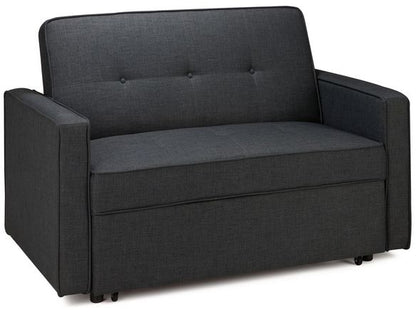 Otto Grey Fabric Small Pull-Out Sofabed - 2 Seater