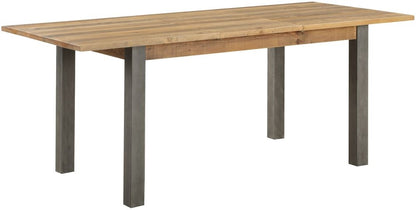 Urban Elegance Reclaimed Wood 6 Seater Extending Dining Table