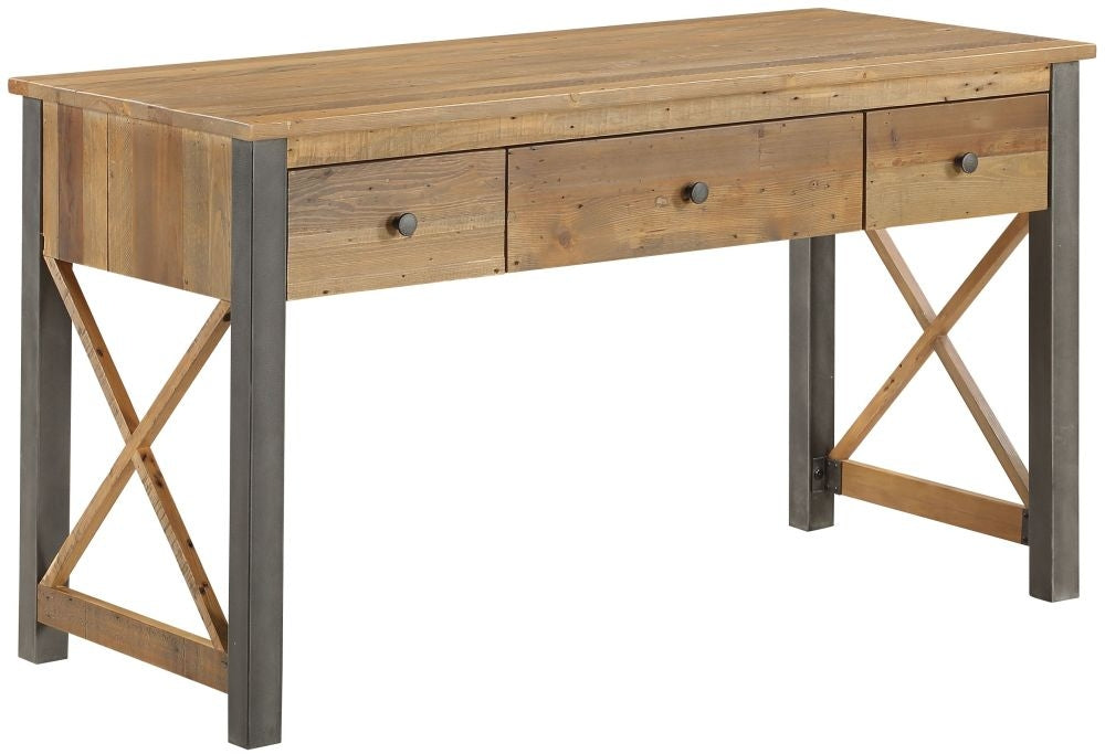 Urban Elegance Reclaimed Wood Home Office Desk