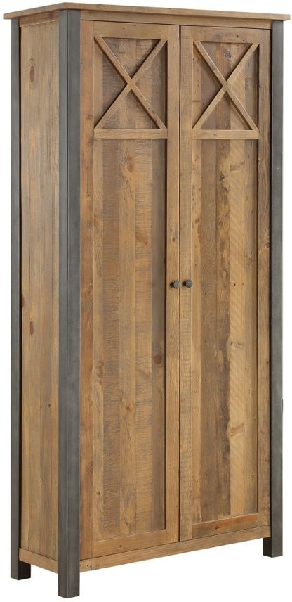 Urban Elegance Reclaimed Wood Storage Cabinet