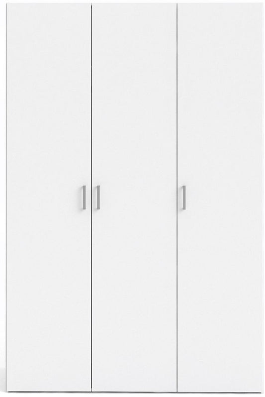 Space Wardrobe 3 Door White