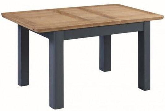 Treviso Midnight Blue and Oak 4 Seater Extending Dining Table