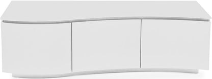 Vida Living Lazzaro White High Gloss TV Cabinet with LED