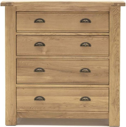 Vida Living Breeze Oak 4 Drawer Chest