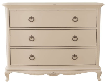 Willis and Gambier Ivory 3 Drawer Low Chest