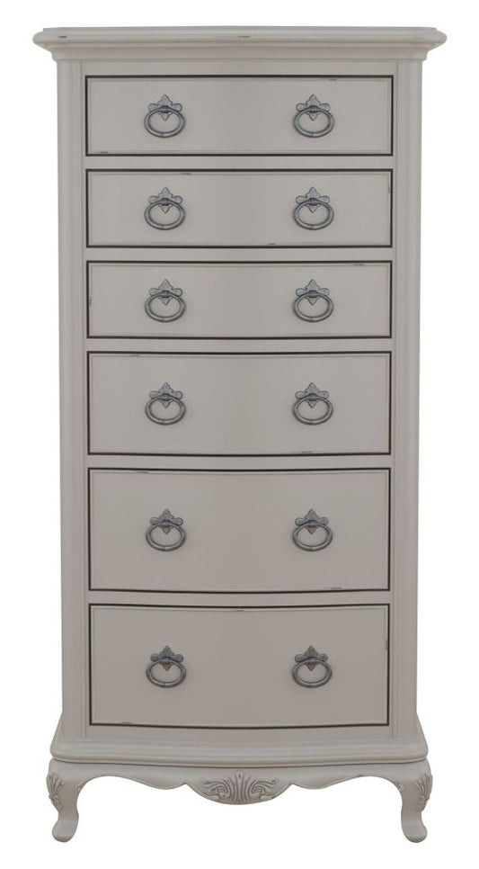 Willis and Gambier Etienne Grey 6 Drawer Tallboy Chest