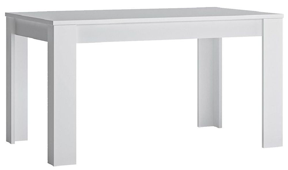 Fribo 4 Seater Extending Dining Table in White