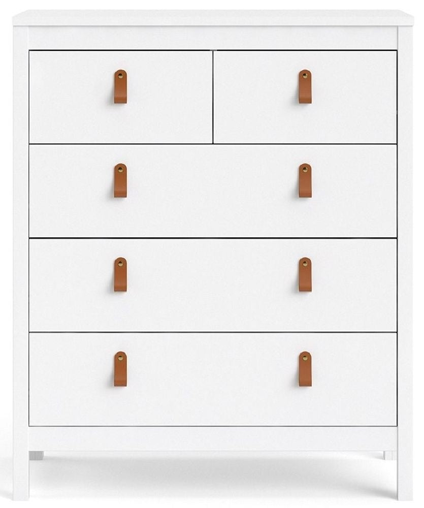 Barcelona Chest 3+2 Drawer in White