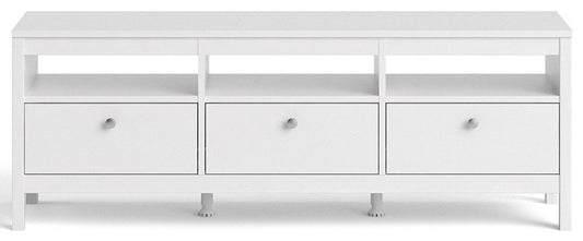 Madrid TV Unit 3 Drawer in White