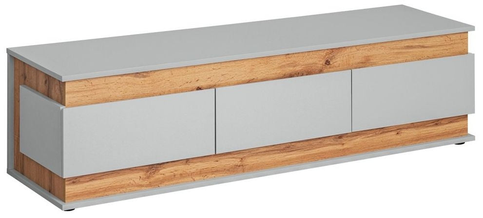 Berlin Grey and Oak TV Unit