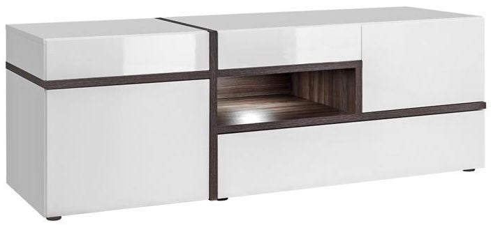 Cross White TV Unit