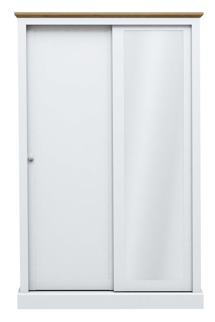 Devon White 2 Door Sliding Wardrobe