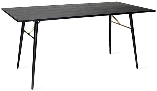 Vida Living Barcelona 120cm Black Dining Table - 4 Seater