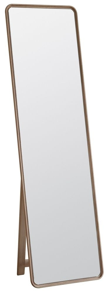 Kingham Natural Oak Cheval Bedroom Mirror - 50cm x 170cm