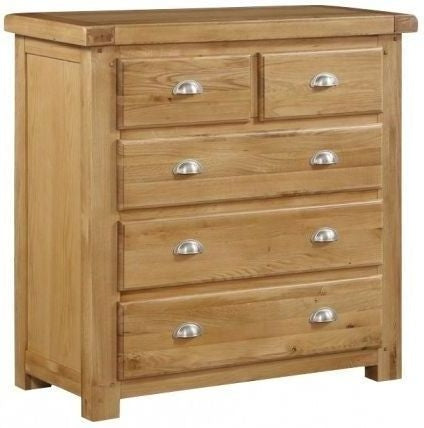 Newbridge Oak 2+3 Drawer Chest