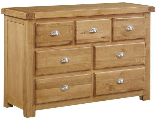 Newbridge Oak 3+4 Drawer Chest