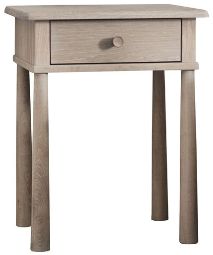 Wycombe Nordic Style Oak Bedside Table - 1 Drawer