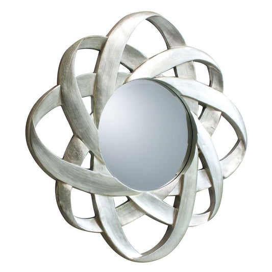 Constellation Silver Round Mirror - 98cm x 98cm