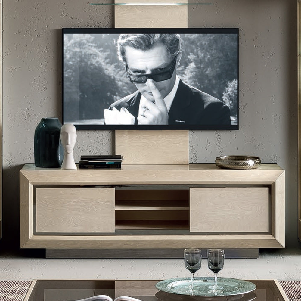 Camel Elite Day Sand Birch Italian TV Unit