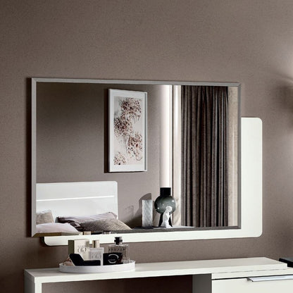 Camel Kimera Night White Italian Wall Mirror - 120cm x 90cm