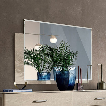 Camel Maia Night Sand Birch Italian Mirror - 120cm x 90cm