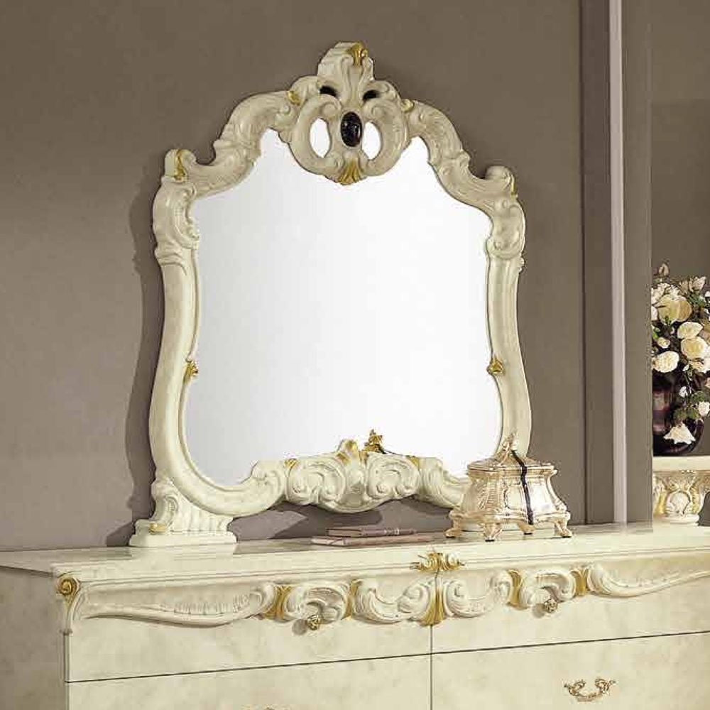 Camel Barocco Ivory Italian Mirror - 107cm x 116cm