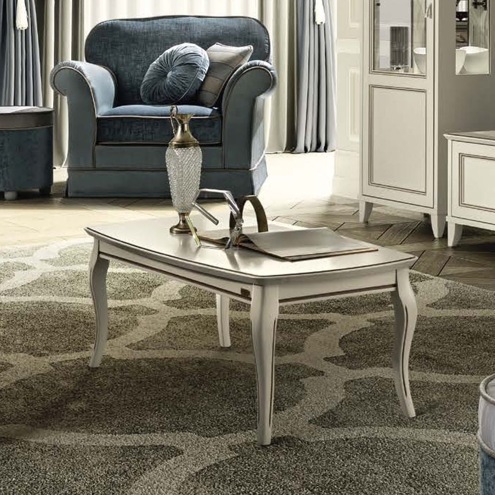 Camel Giotto Day Bianco Antico Italian Coffee Table