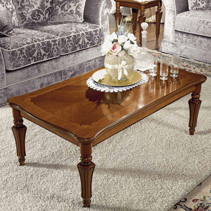 Camel Torriani Day Walnut Italian Coffee Table