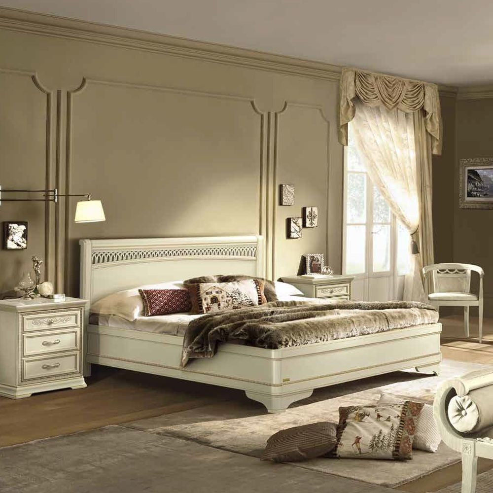 Camel Torriani Night Ivory Tiziano Italian Ring Bed