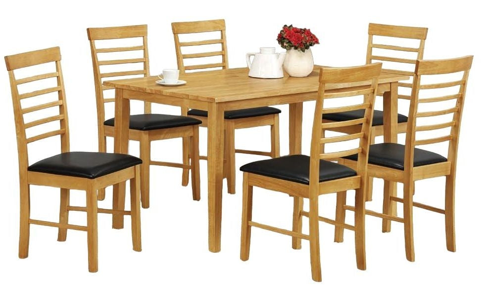 Hanover Light Oak 140cm Large Dining Table - 4 Seater