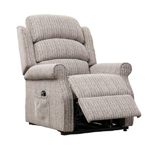 Windsor Natural Fabric Electric Lift and Tilt Recliner Armchair