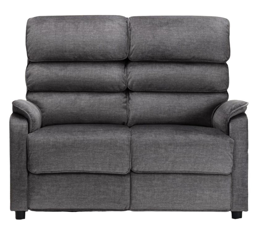 Savoy Grey Fabric 2 Seater Fixed Sofa