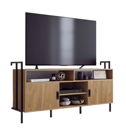 Teknik Hythe Wall Serene Walnut Mounted Credenza TV Unit