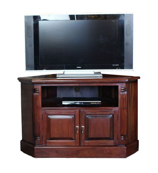 La Roque Mahogany Corner TV Unit