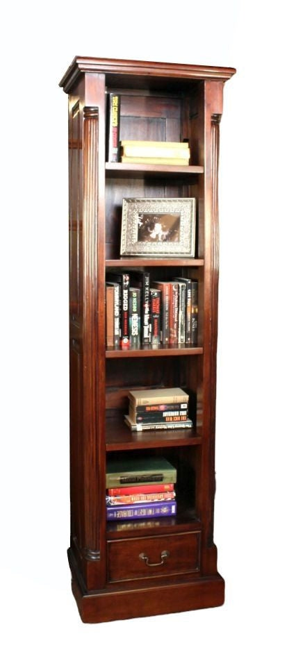 La Roque Mahogany Narrow Bookcase