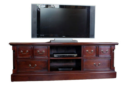 La Roque Mahogany Wide TV Unit