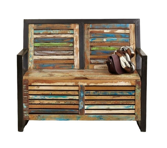 Urban Chic Reclaimed Storage Monks Bench