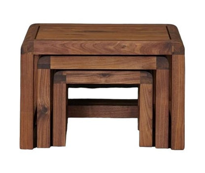 Shiro Walnut Nest of Table