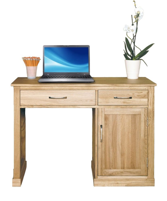 Mobel Oak 1 Door 2 Drawer Computer Desk