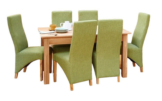 Mobel Oak Large Dining Table - 6 Seater