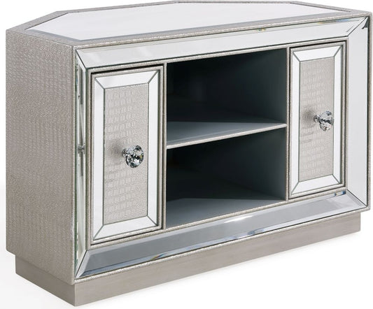 Sofia Mirrored Corner TV Unit