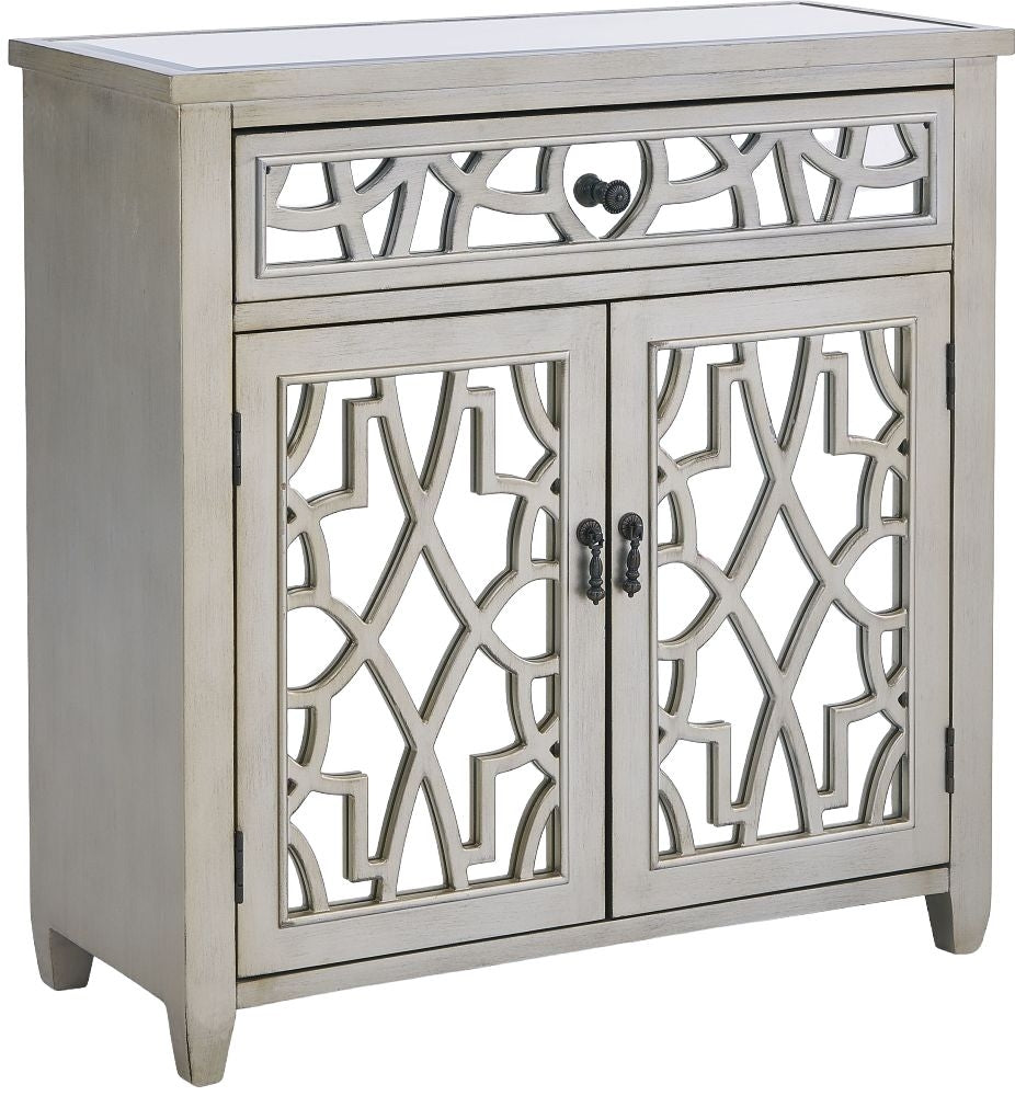 Gallo Mirrored 2 Door 1 Drawer Chest