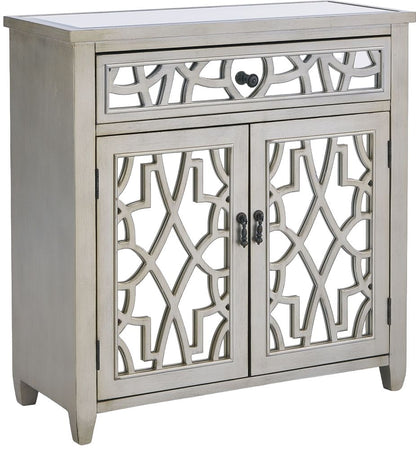 Gallo Mirrored 2 Door 1 Drawer Chest