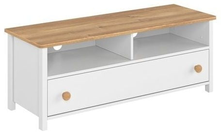 Story White and Oak TV Unit